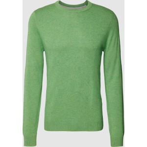 Zielony sweter McNeal z okrągłym dekoltem w stylu casual