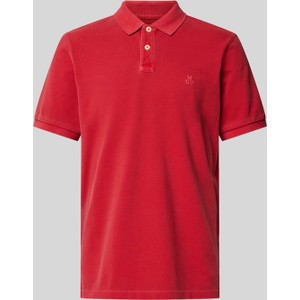 Czerwony t-shirt Marc O'Polo z bawełny w stylu casual
