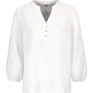 Bluzka SUBLEVEL z długim rękawem w stylu casual z dekoltem w kształcie litery v