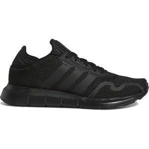 Czarne buty sportowe Adidas z płaską podeszwą