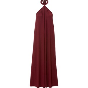 Sukienka bonprix maxi z dekoltem w kształcie litery v