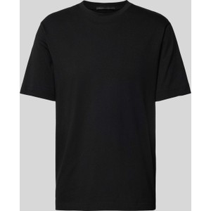 Czarny t-shirt Drykorn z bawełny w stylu casual