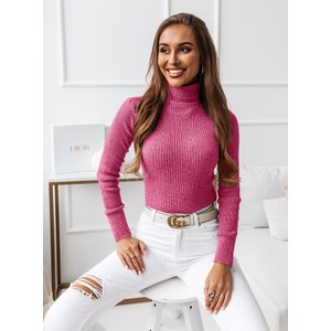 Różowy sweter Pakuten w stylu casual