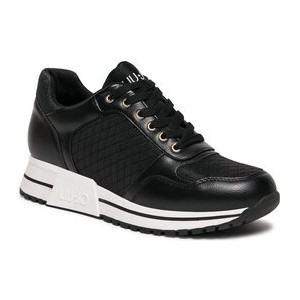 Czarne buty sportowe Liu-Jo na platformie