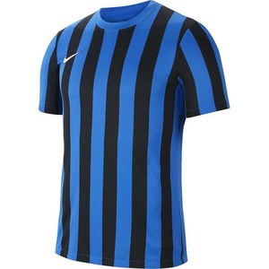 Niebieski t-shirt Nike z dżerseju z krótkim rękawem w sportowym stylu