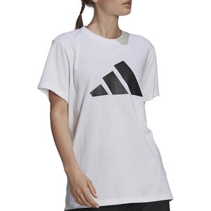 T-shirt Adidas z bawełny z okrągłym dekoltem