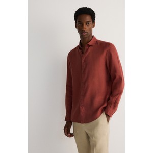 Czerwona koszula Reserved w stylu casual