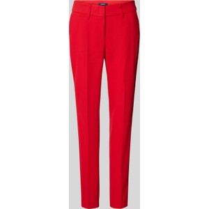 Czerwone spodnie Gardeur w stylu casual
