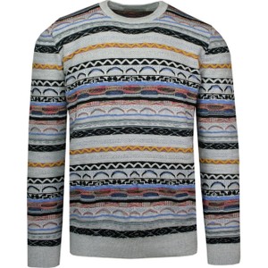 Sweter Yamak z okrągłym dekoltem w młodzieżowym stylu