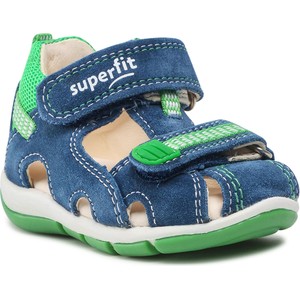 Granatowe buty dziecięce letnie Superfit na rzepy