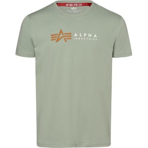 T-shirt Alpha Industries z nadrukiem z dżerseju