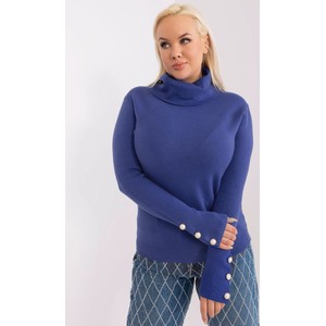 Granatowy sweter 5.10.15 w stylu casual
