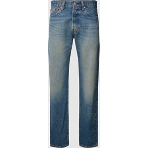 Niebieskie jeansy Levis z bawełny