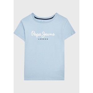 Niebieska koszulka dziecięca Pepe Jeans dla chłopców