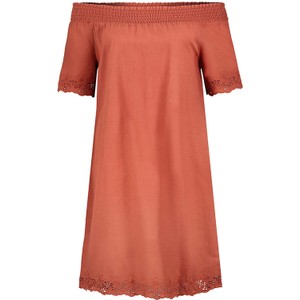 Pomarańczowa sukienka Limango Polska w stylu casual mini