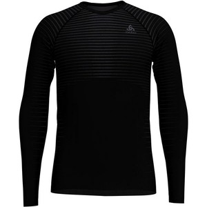 Czarna koszulka z długim rękawem ODLO w sportowym stylu