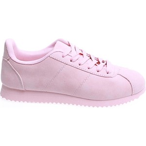Różowe buty sportowe Pantofelek24 w sportowym stylu