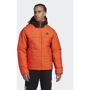 Pomarańczowa kurtka Adidas Performance w sportowym stylu krótka
