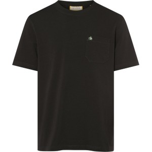 Czarny t-shirt Scotch & Soda w stylu casual z krótkim rękawem