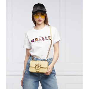 T-shirt Gaëlle Paris z okrągłym dekoltem z krótkim rękawem