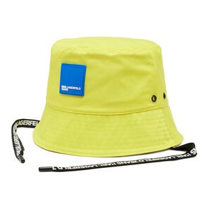 Żółta czapka Karl Lagerfeld
