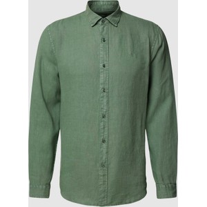 Zielona koszula McNeal w stylu casual z klasycznym kołnierzykiem