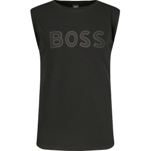 Czarna koszulka Hugo Boss w młodzieżowym stylu
