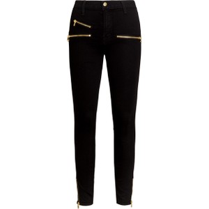 Czarne jeansy J Brand z tkaniny w street stylu