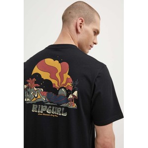 T-shirt Rip Curl w młodzieżowym stylu z nadrukiem