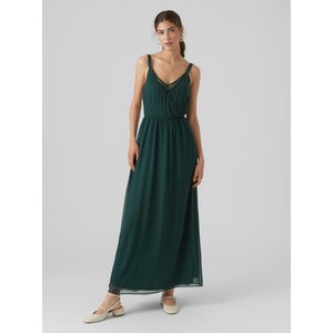 Zielona sukienka Vero Moda na ramiączkach