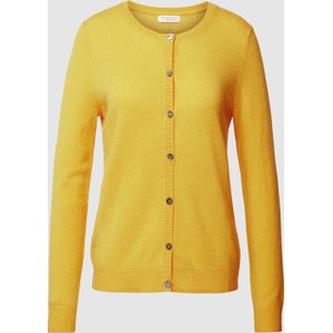 Żółty sweter Christian Berg Woman z kaszmiru w stylu casual