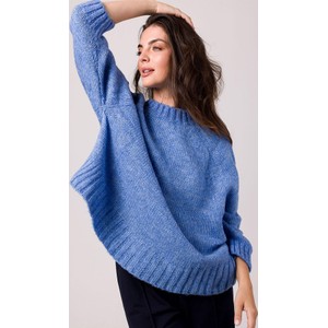 Niebieski sweter BeWear