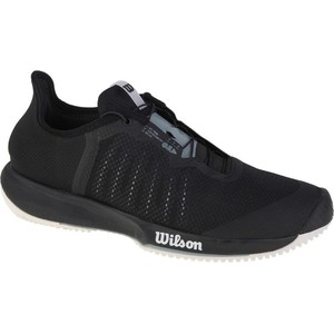 Czarne buty sportowe Wilson sznurowane w sportowym stylu