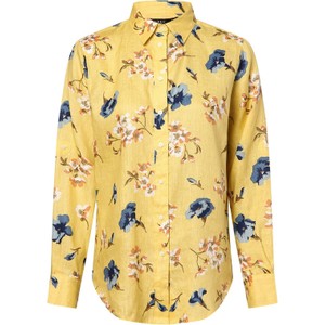 Żółta koszula Ralph Lauren z lnu