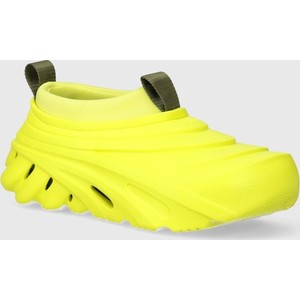 Żółte buty sportowe Crocs na platformie