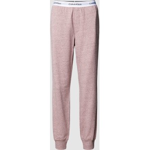 Różowe spodnie Calvin Klein Underwear w stylu casual
