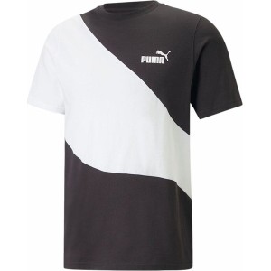 T-shirt Puma w sportowym stylu z krótkim rękawem z bawełny