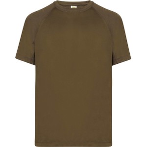 Brązowy t-shirt JK Collection z krótkim rękawem w stylu casual