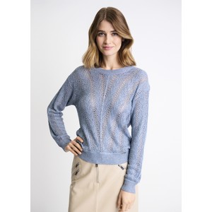 Niebieski sweter Ochnik w stylu casual