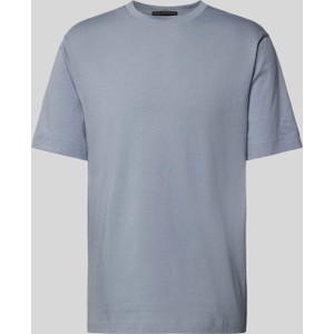 Niebieski t-shirt Drykorn w stylu casual z bawełny