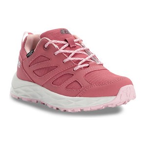 Różowe buty sportowe dziecięce Jack Wolfskin sznurowane dla dziewczynek