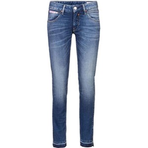 Niebieskie jeansy Herrlicher w street stylu z bawełny