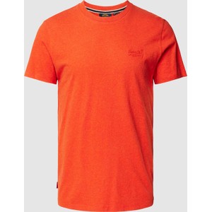 Pomarańczowy t-shirt Superdry