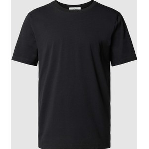Czarny t-shirt ARMEDANGELS w stylu casual z krótkim rękawem