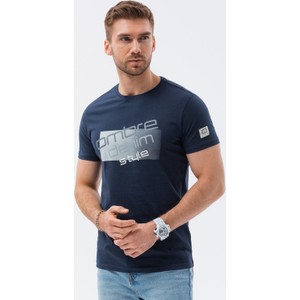 T-shirt Ombre z krótkim rękawem w młodzieżowym stylu z nadrukiem