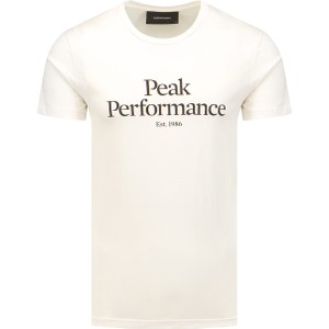 T-shirt Peak performance z krótkim rękawem w młodzieżowym stylu z bawełny
