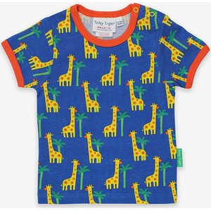 Koszulka dziecięca Toby Tiger dla chłopców z tkaniny