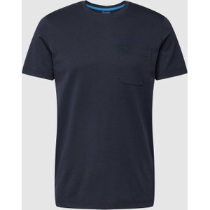 Granatowy t-shirt Christian Berg