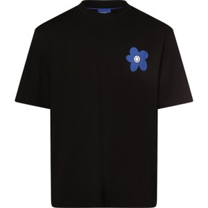 T-shirt Hugo Blue z nadrukiem z bawełny