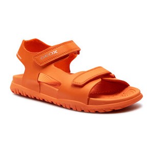 Pomarańczowe buty dziecięce letnie Geox